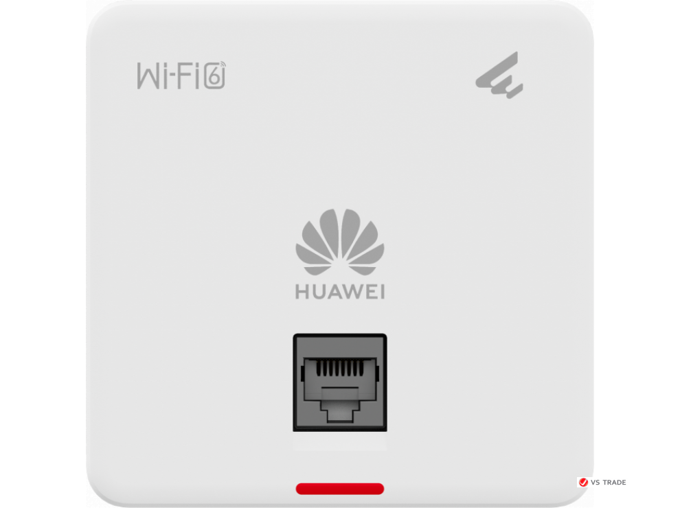 Точка доступа HUAWEI AP160 Wi-Fi 6 настенная (2.4/5 GHz, 2x2/2x2 MIMO, 1*GE PoE/1*GE RJ45, установка в стене 86x86x35мм)