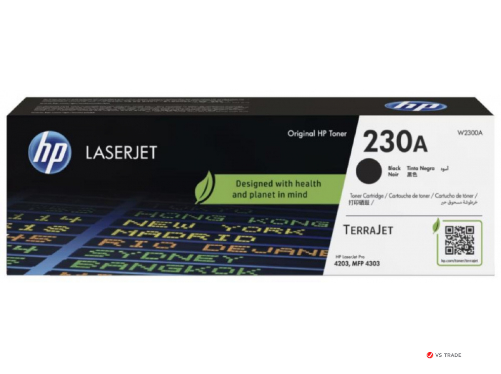 Картридж лазерный HP W2300A 230A Black LaserJet Toner, на 2000 страниц