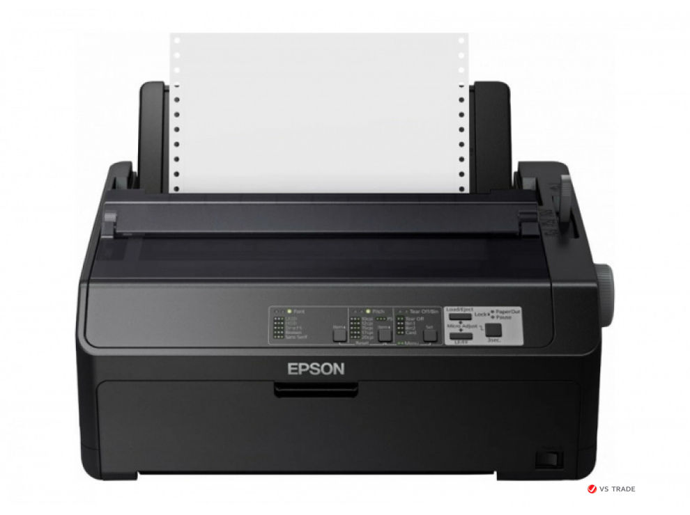 Принтер матричный Epson FX-890IIN C11CF37403A0 A4, 128Kb, 18 игл, USB, LPT, Ethernet