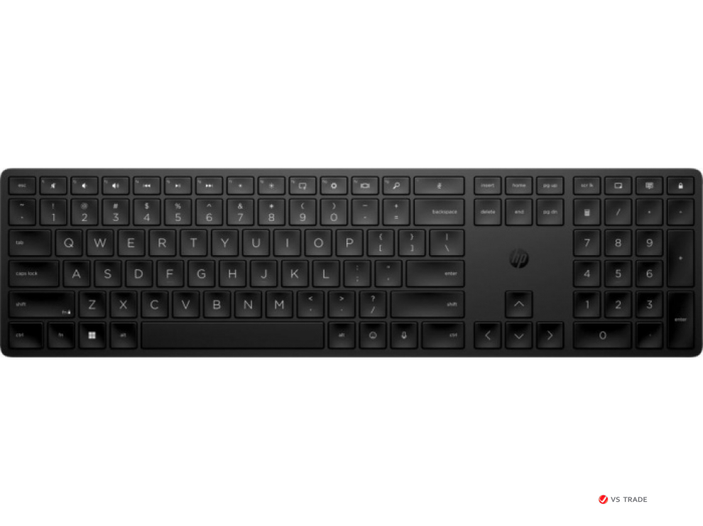 Клавиатура HP 4R184AA 450 Wireless BLK Programmable Keyboard  RUSS
