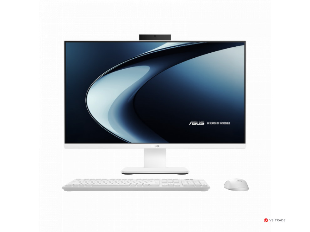 Моноблок ASUS V470VAK-WPE0710/White/27 FHD/C7 240H/32G D5/1T PCIE/Wi-Fi6+BT5.4/fTPM/1080p IR/120W/WL kb&ms/DOS/2yw