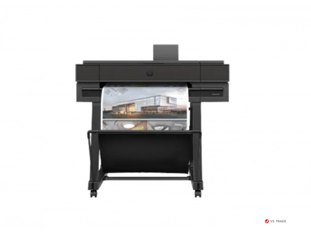 Притер широкоформатный HP DesignJet T870 24-in AM0X9A, А1, 610мм, 21сек/А1, Wi-Fi, Ethernet, 2400*2400dpi, 1 GB