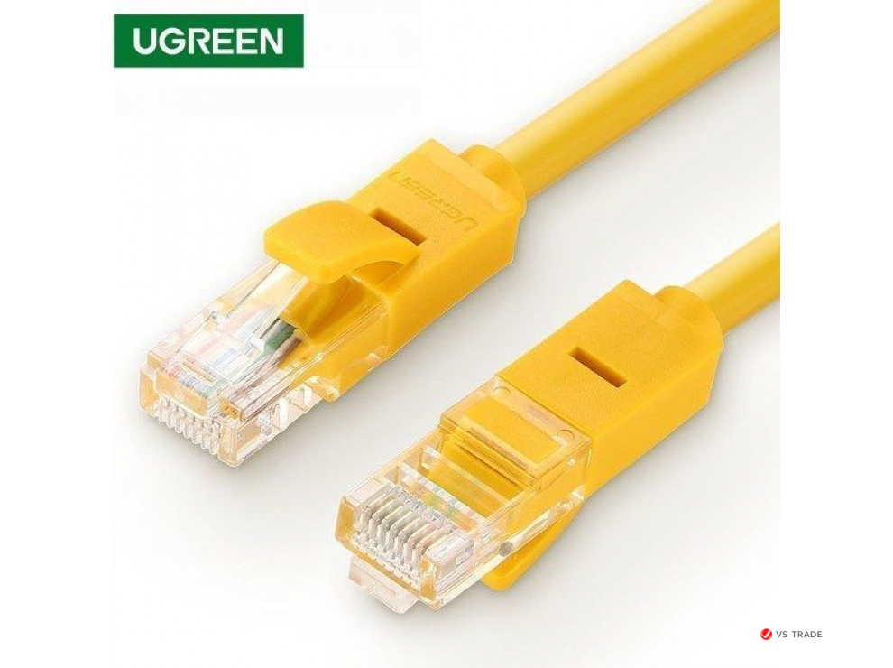 Сетевой кабель UGREEN Cat 5e U/UTP 3m (Yellow) 11232