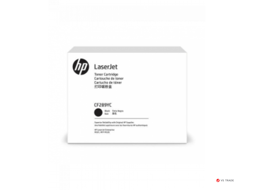 Оригинальный лазерный картридж сверхвысокой емкости HP LaserJet 89Y, черный, 20000 стр. CF289YC