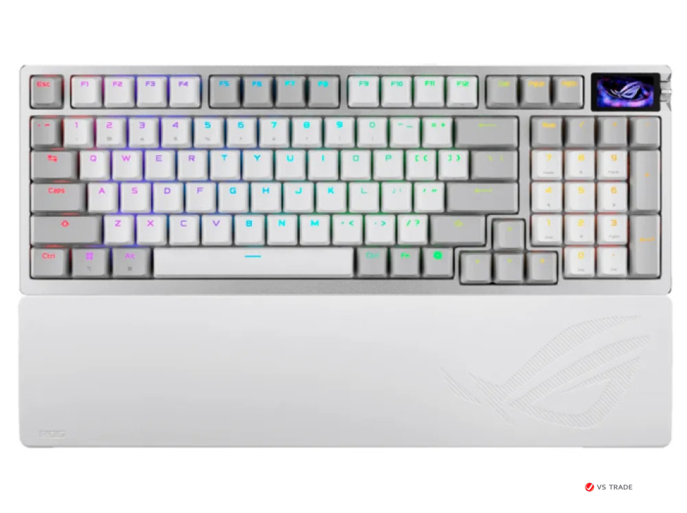 Клавиатура ASUS M901 ROG AZOTH 96 HE/WHT/HFXV2/RU/ABS//KB ROG HFX