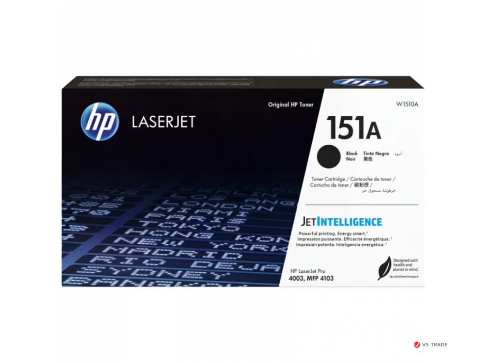 Картридж с тонером HP 151A LaserJet, черный (W1510A)
