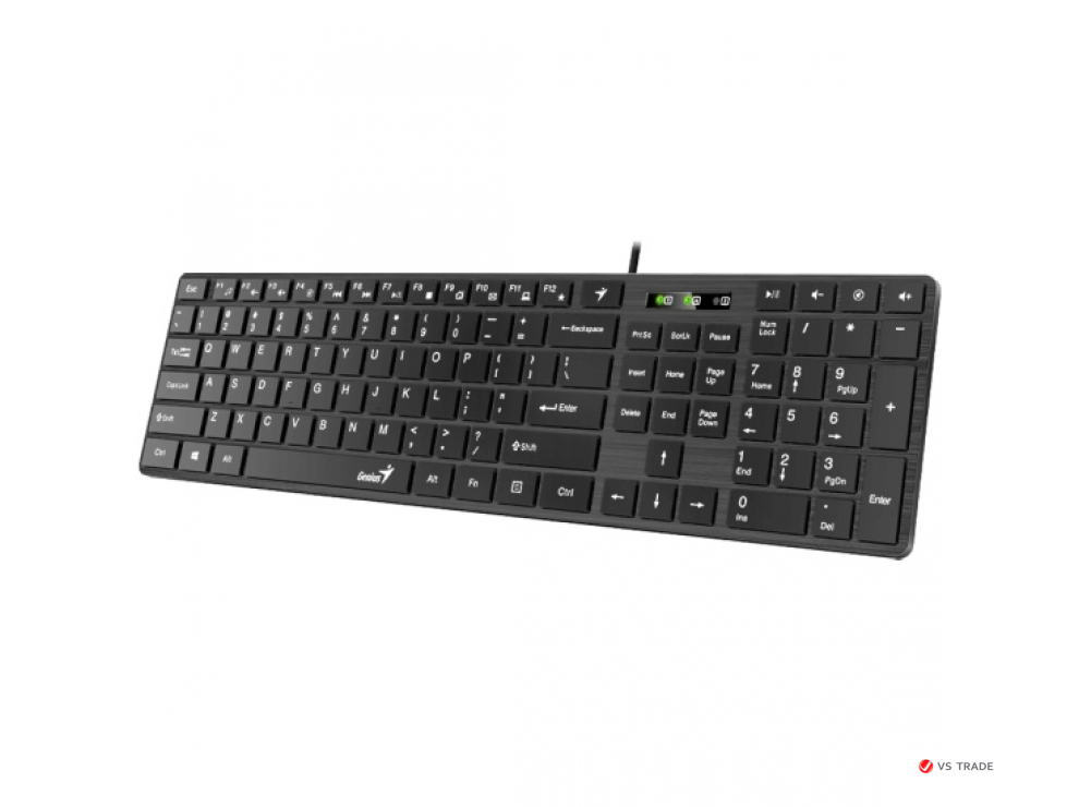 Клавиатура Genius RS2,SlimStar 126,RU,USB,BLK,!Only Laser 31310017417