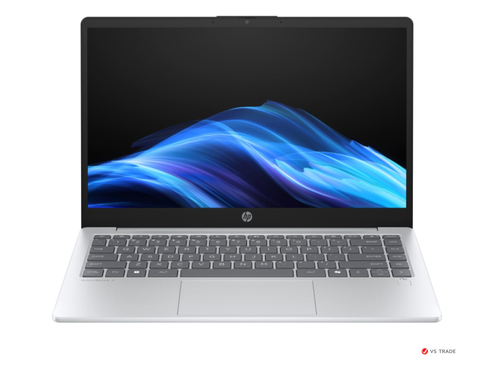 Ноутбук HP OmniBook 3 14-hy0089ci,R5 130,16G D5,512G PCIe,14"(1920x1200)IPS AG 300nt,W11H,1yw,,FHD IR Cam,silver