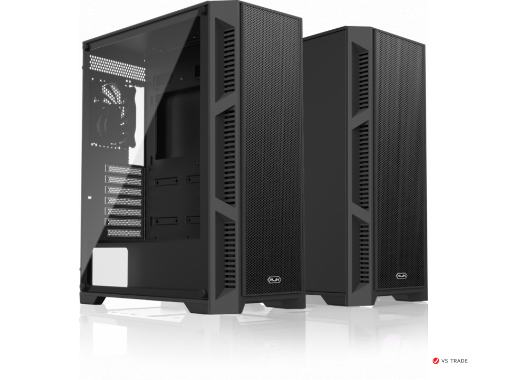 Корпус RAIJINTEK ARCADIA III ST, Midi-Tower, ATX, Mini-ITX, Micro-ATX , 1х120 мм, Front Panel 1x USB 3.0, 2хUSB2.0,Black