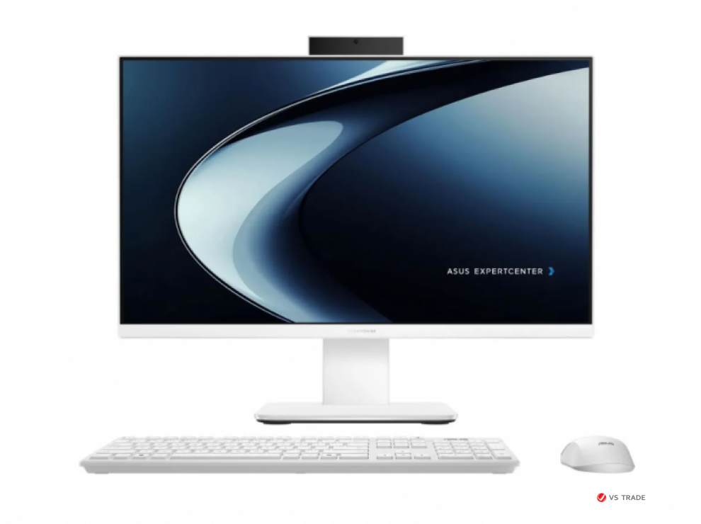 Моноблок ASUS P440VAK-WPC2390/White/23.8 FHD/C3 100U/16G D5/512G PCIE G4/Wi-Fi 6 + BT 5.4/1080p FHD/90W/WL kb&ms/DOS/2yw