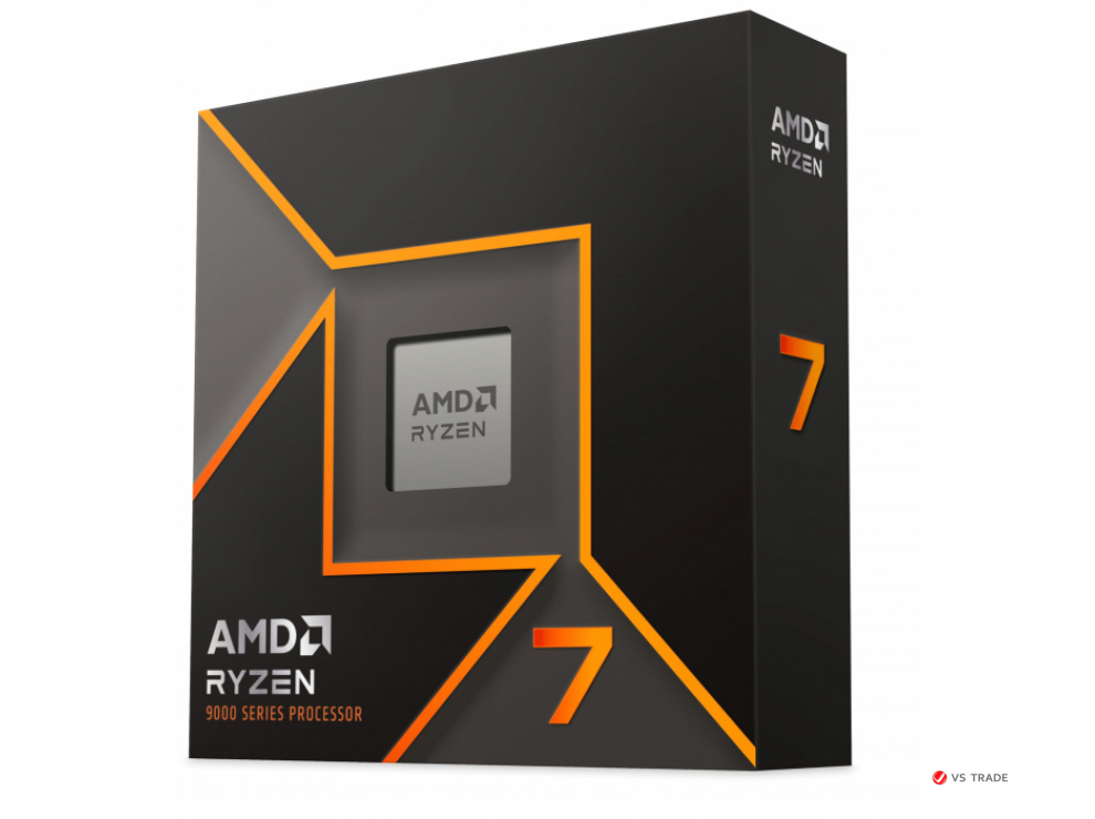 Процессор AMD Ryzen 7 9700X, AM5, 8C/16T, 3.8GHz base, 5.5GHz Turbo, L3 32Mb, 100-100001404WOF