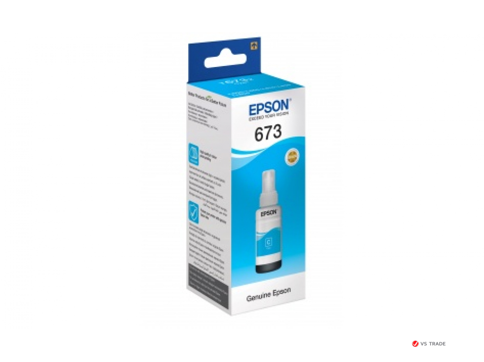 Чернила для принтера Epson C13T67324A L800 Cyan ink bottle 70ml