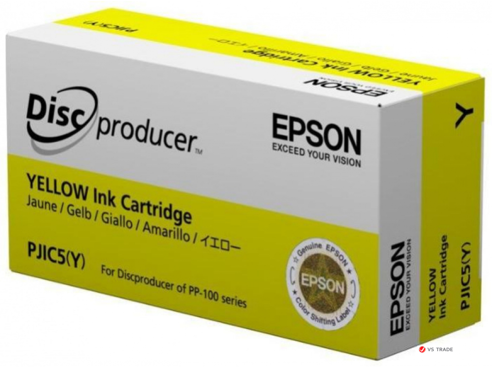 Картридж Epson C13S020692 Discproducer Ink PJIC7(Y), Yellow