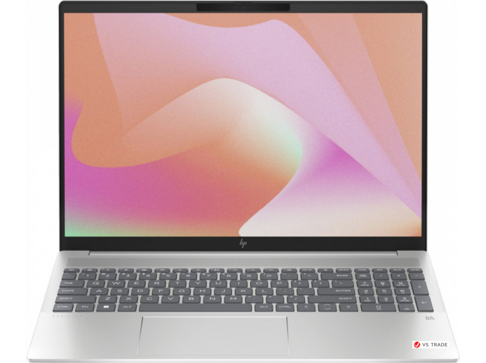 Ноутбук HP Pav Plus 16-ab1010ci U5-125H,16G D5,1T PCIe,Arc,16.0 WQXGA IPS 400nt 120Hz,W11H6,NatSilv,5MP IR,1yw