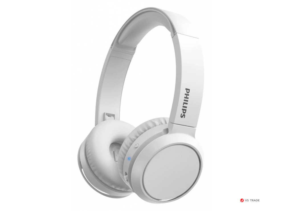 Наушники накладные PHILIPS TAH4205WT/00 Bluetooth 5.0/Время работы 29 ч/Bass Boost/быстрая зарядка