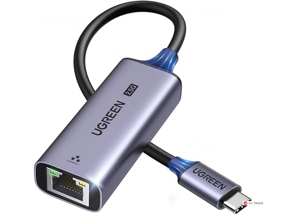 Адаптер UGREEN CM648 25052 USB-C 3.1 GEN1 To 2.5G Ethernet