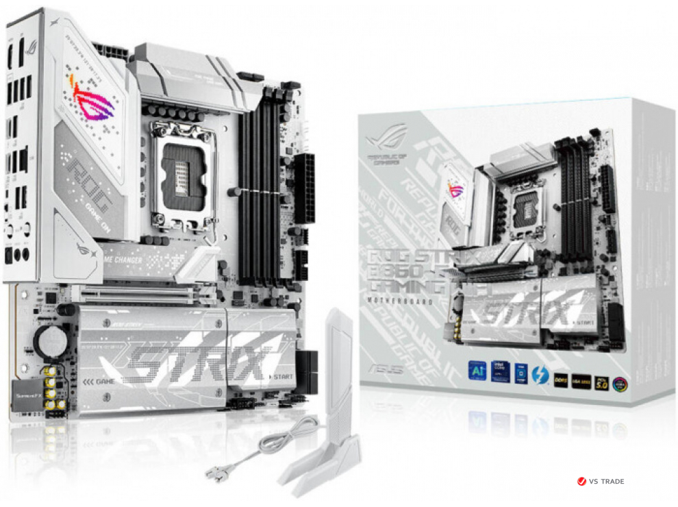 Сист.плата ASUS ROG STRIX B860-G GAMING WIFI, B860, 1851, 4xDDR5, PCI-E x16, M2, SATA, DP, HDMI, Thundrbolt. WIFI7, BOX