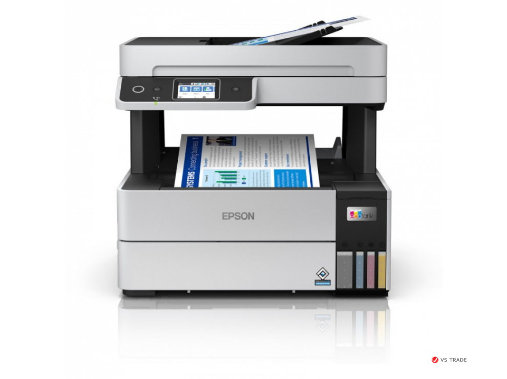 МФУ струйное цветное Epson L6490, A4, 4 цвет, до 37 стр/мин, fax, ADF, Ethernet, USB