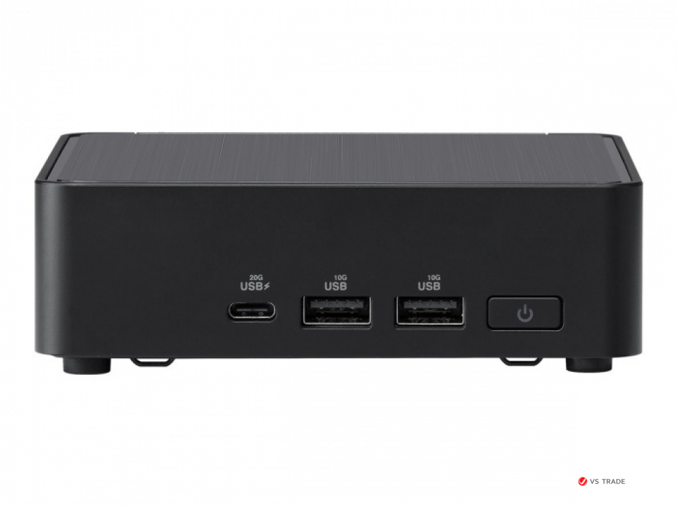 ASUS NUC BAREBONE, NUC14 pro, Core 3 100U, 2xDDR5, SSD Gen5, USB-A, USB-C, Wi-Fi 6, 90AR0062-M00040