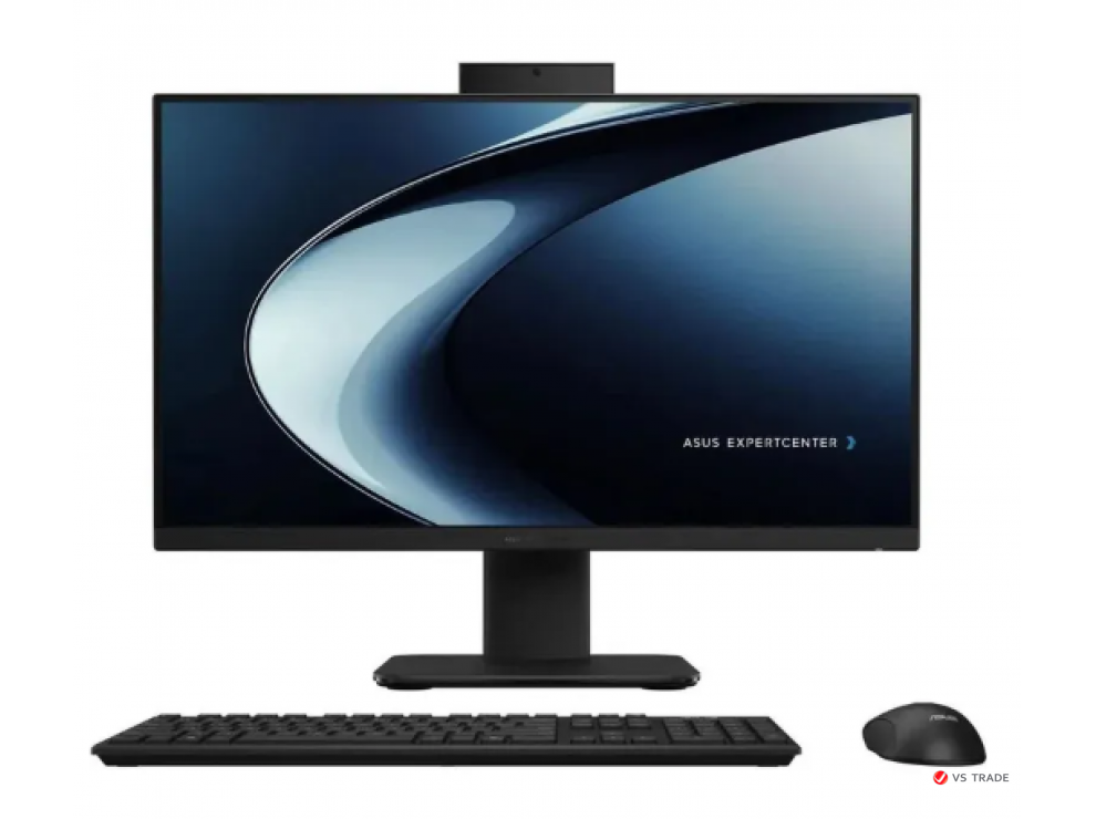 Моноблок ASUS P440VAK-BPCB710/Black/23.8 FHD/C3 100U/8G D5/256G PCIE G4/Wi-Fi 6 + BT 5.4/1080p FHD/90W/WD kb&ms/DOS/2yw