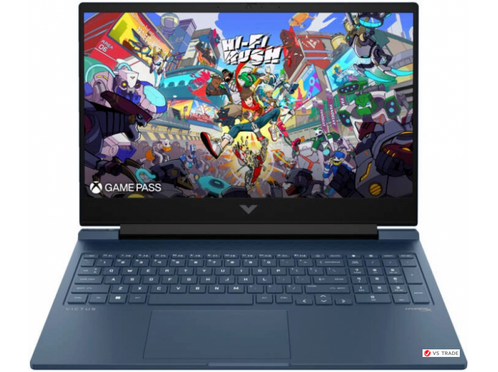 Ноутбук VICTUS 15-fa2081ci,C5-210H,16G D5,512G PCIe,RTX5060 8G,15.6 FHD IPS 144Hz 300nt,DOS,Blue,720p,1yw