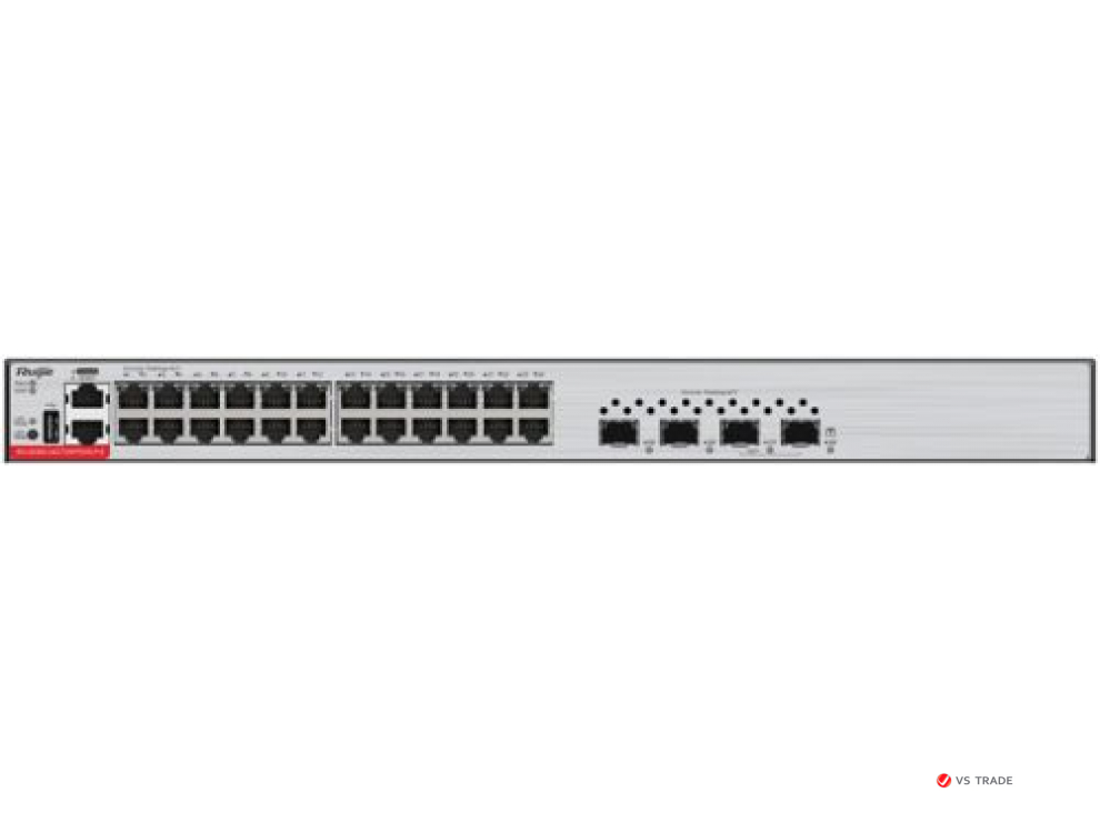 Коммутатор Ruijie RG-S5300-24GT4XS-E L3 Managed (24 x 10/100/1000M adaptive electrical ports, 4 x 1G/10G SFP+ ports)