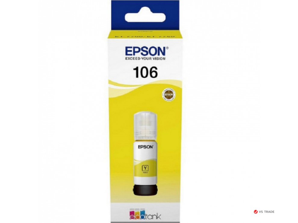 Картридж Epson C13T00R440 106 EcoTank YE Ink Bottle