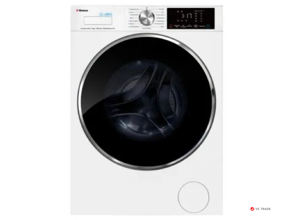 Стиральная машина Hansa, 8 кг, глубина 45,7 см, White WHG8140W