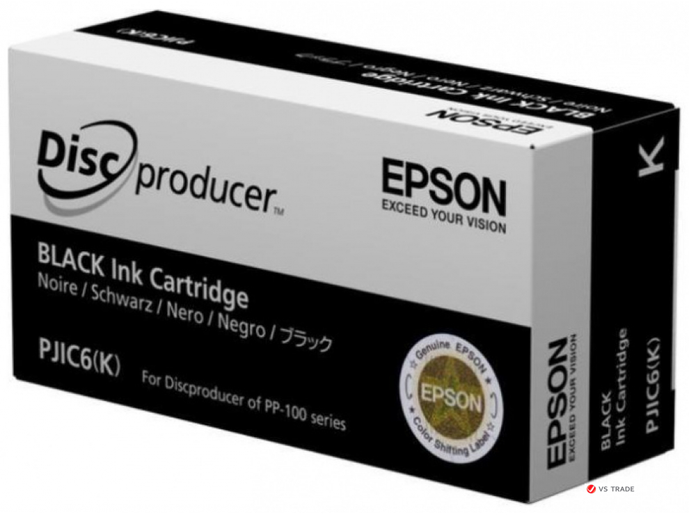 Картридж Epson C13S020693 Discproducer Ink PJIC7(K), Black