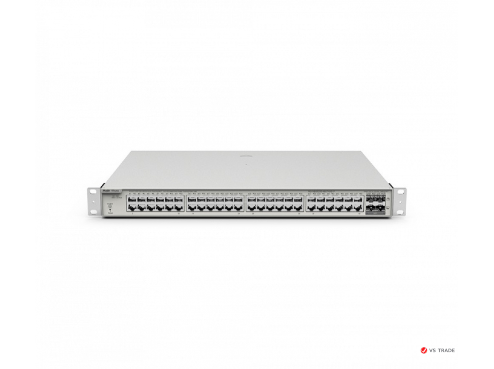 Коммутатор Reyee RG-NBS3200-48GT4XS-P L2 PoE+(48x10/100/1000Base-T PoE+, 4xSFP+, 370W PoEpower budget, 19" Rack Case)