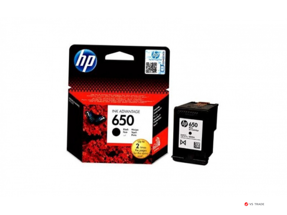 Картридж струйный HP CZ101AE №650, для HP Deskjet Ink Advantage 2515/2515 e-All-in-One, черный