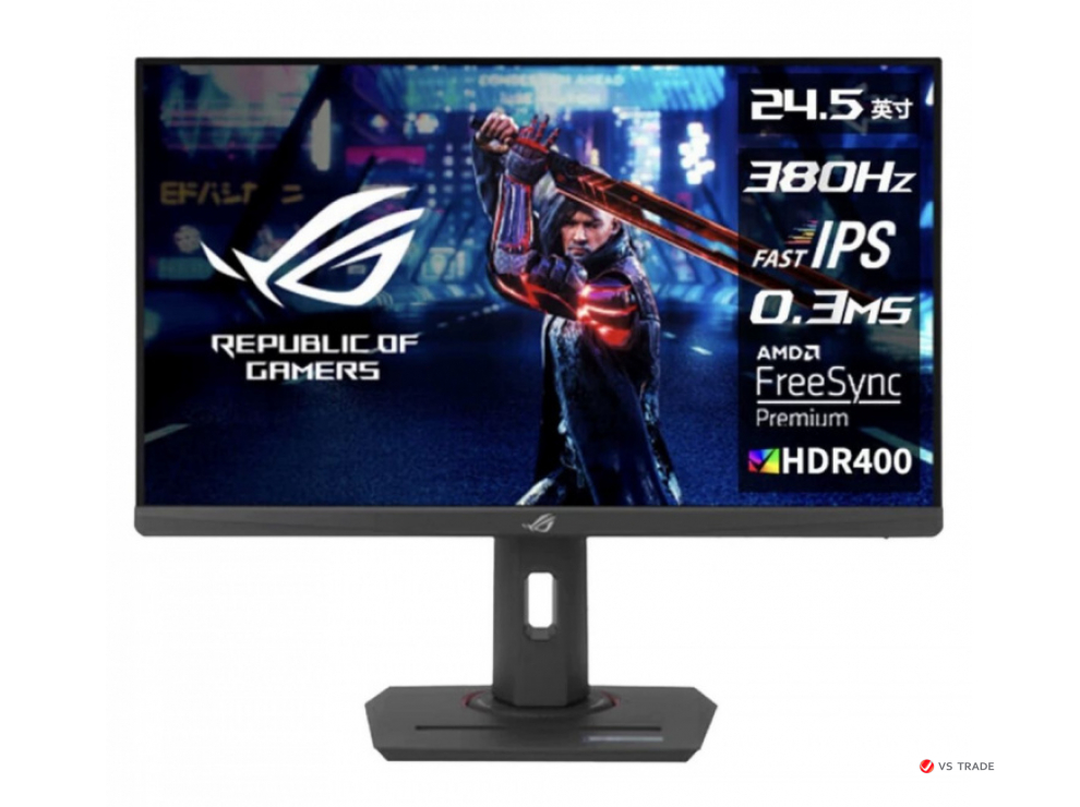 Монитор ASUS ROG Strix XG259QNS 24.5" IPS FHD(1920x1080x380Hz),400cd,1K:1,0.3ms,DP,2xHDMI,USB Hub,HDR10,HAS