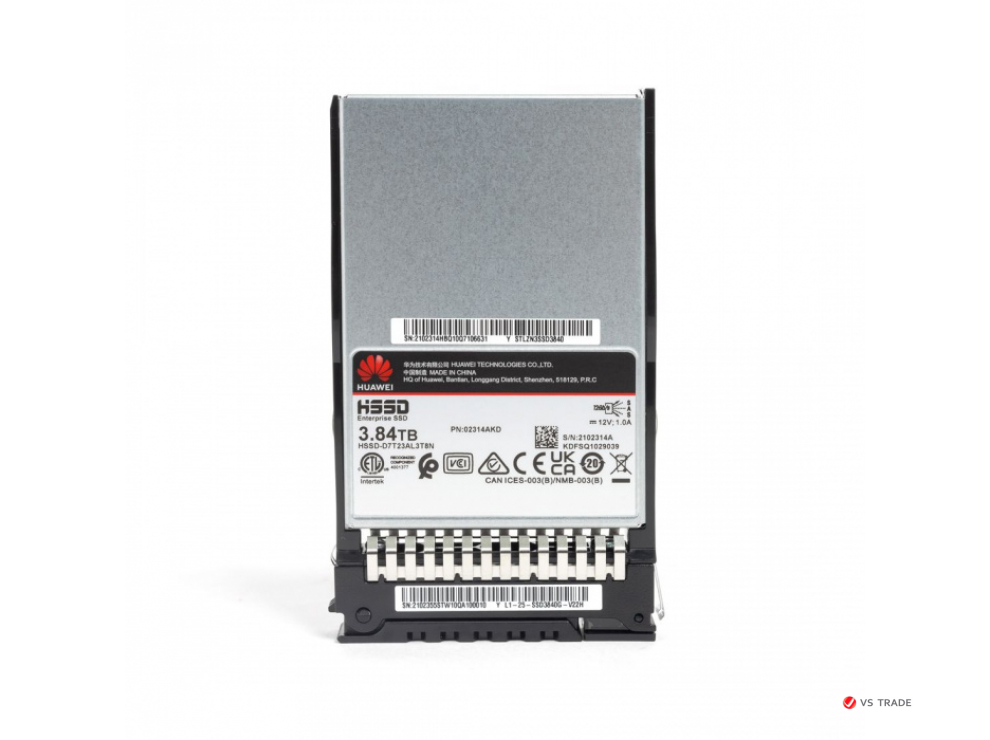 Накопитель SSD СХД HUAWEI OceanStor 5x20 L1-25-SSD3840G 3.84TB SSD SAS Disk Unit (2.5") 02356TMT