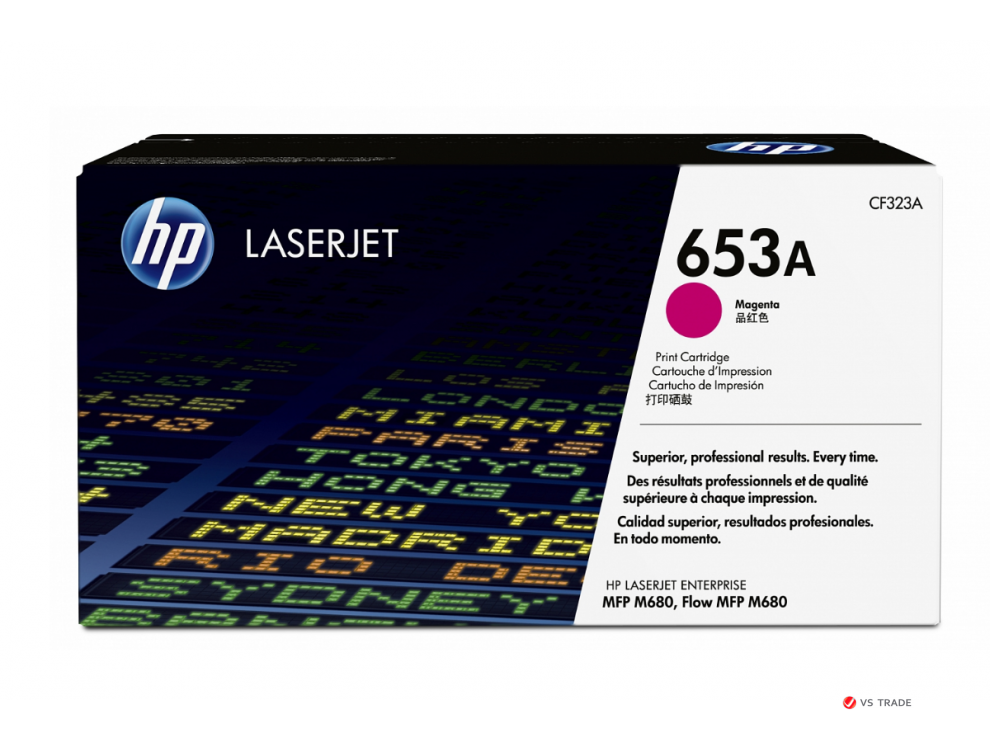 Картридж лазерный HP LaserJet 653A CF323A Пурпурный