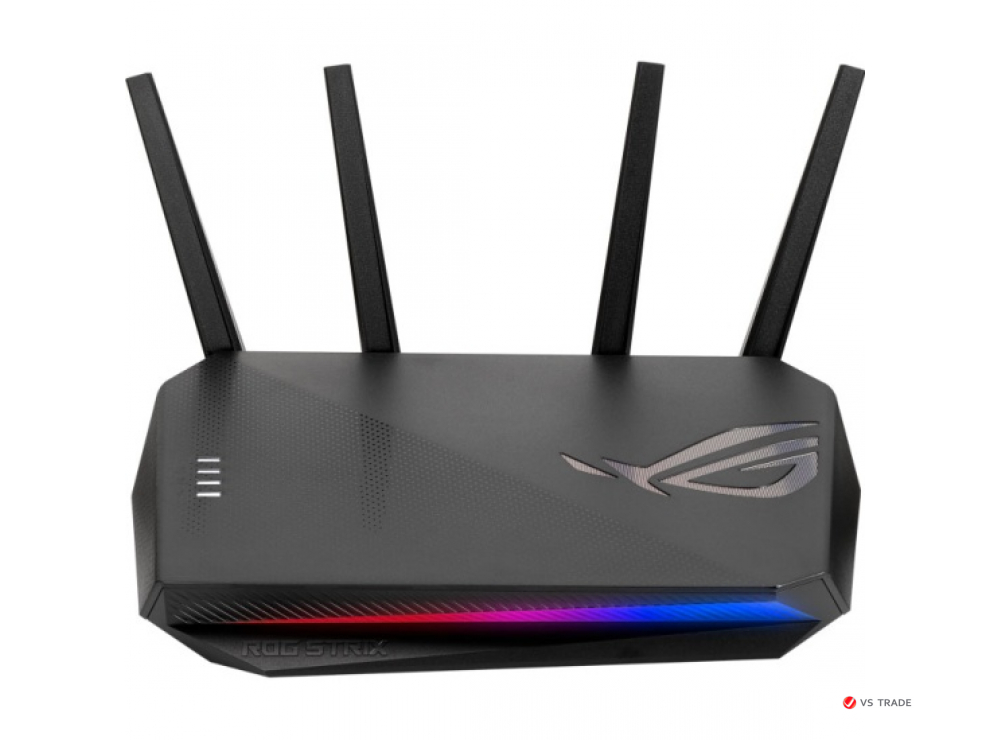 Двухдиапазонный маршрутизатор ROG Strix GS-AX5400:Wi-Fi 6, cовместимость с PS5, Adaptive QoS, VPN Fusion, port fwd, Aura