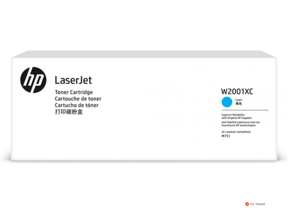 Картридж струйный HP 658A Cyan Original LaserJet Toner Cartridge (W2001A) 6000 стр