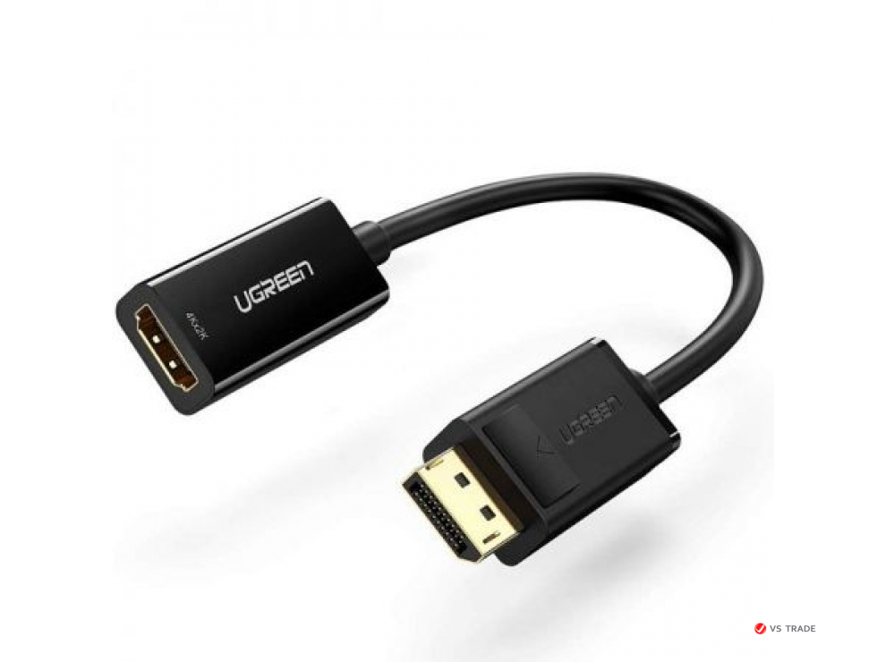 Конвертер UGREEN MM137 DisplayPort to HDMI Female Converter 4K*2K, 40363