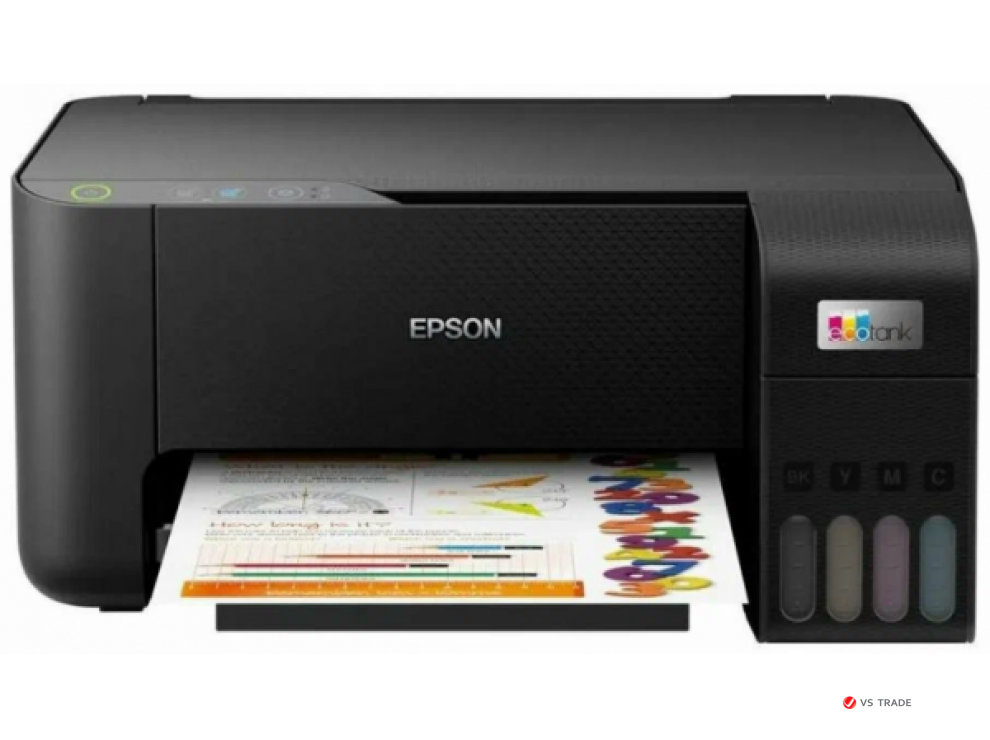 МФУ струйное цветное Epson L6260 C11CJ62404 A4, до 33 стр/мин, А4,  4800 x 1200 DPI USB, Ethernet, WiFi