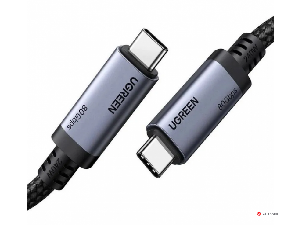 Кабель UGREEN L706 65383 USB4 Cable 5A Max 1m