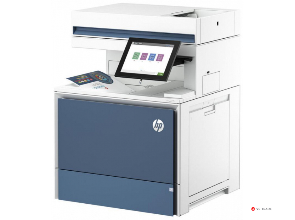 МФУ лазерное цветное HP Inc 6800dn 6QN35A, А4, до 55 стр/мин, ADF, duplex, Ethernet, scan до 80 стр/мин