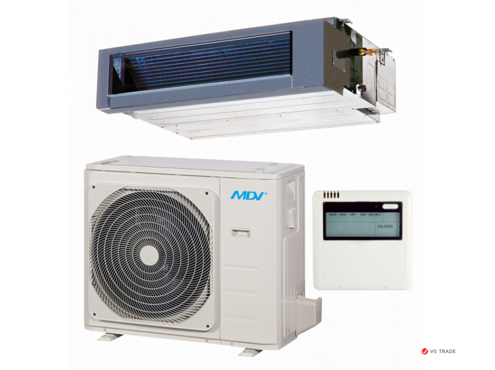 Кондиционер канальный MDTI-60HWN1 MDV нар.бл.MDOU-60HN1-L