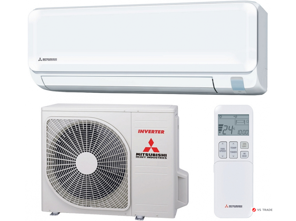 Вн. блок SRK20ZTL-W MHI INVERTOR ох/об 2/2,8 кВт, потр. мощ. ох/об  0,51/0,64кВт, ~20m2 нар. бл. SRC20ZTL-W