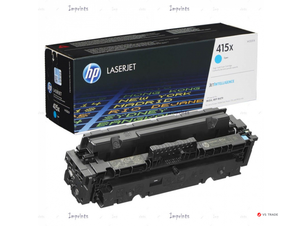 Картридж лазерный HP 415X LaserJet Cyan, W2031X