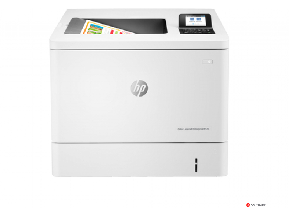 Принтер лазерный цветной HP LJ Enterprise Сolor 7ZU81A M554dn, A4, 33 стр/мин, 1ГБ, 1,2 ГГц