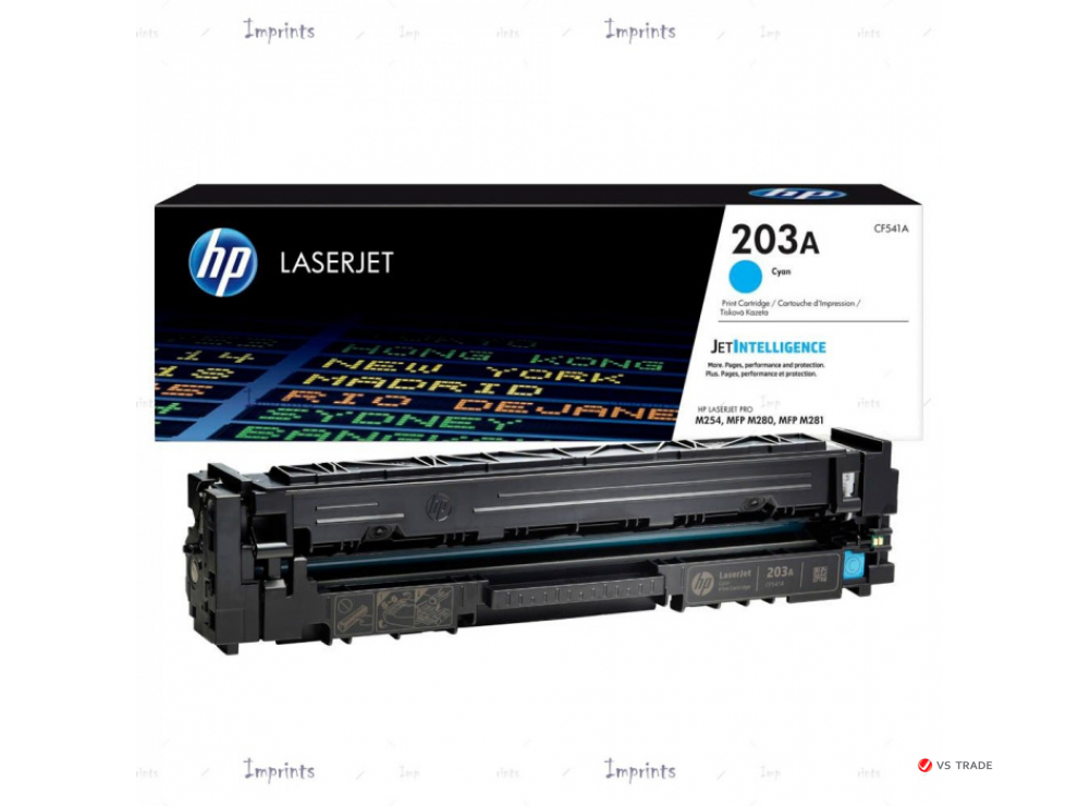 Картридж HP CF541A HP 203A Cyan LaserJet Toner Cartridge for M254/M280