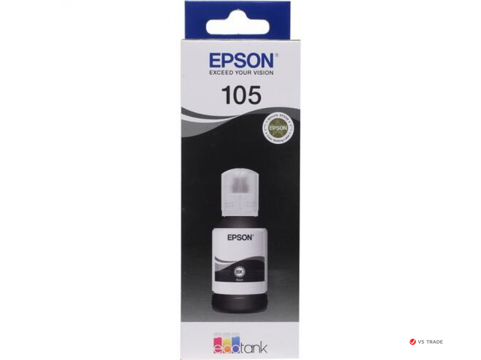 Контейнер с чернилами Epson C13T00R140 106 EcoTank Black 70 ml