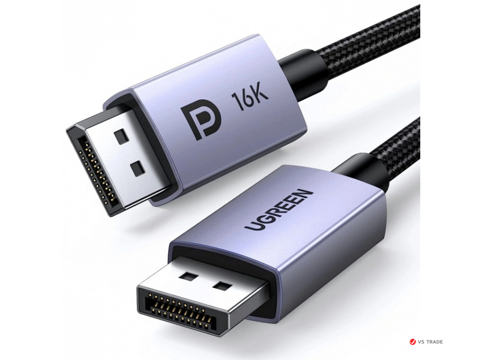 Кабель Ugreen DP118 DisplayPort 16K Cable 2m 15384