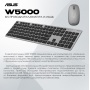 Клавиатура и мышь ASUS W5000 KEYBOARD+MOUSE/GY/RU//WIN11/COPILOT