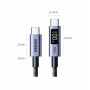 Кабель UGREEN L529 65862 USB-C to USB-C PD Fast Charging Cable