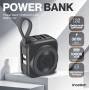 Пауэрбанк Сhoetech Power Bank B697C-BKGY 10000mAh LED display for Mobile and Apple watch